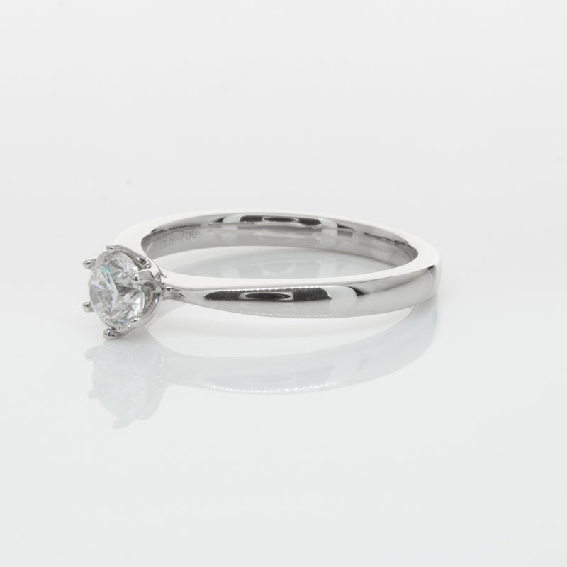 18ct White Gold .50ct Diamond Nova Ring-Ring-Walker & Hall