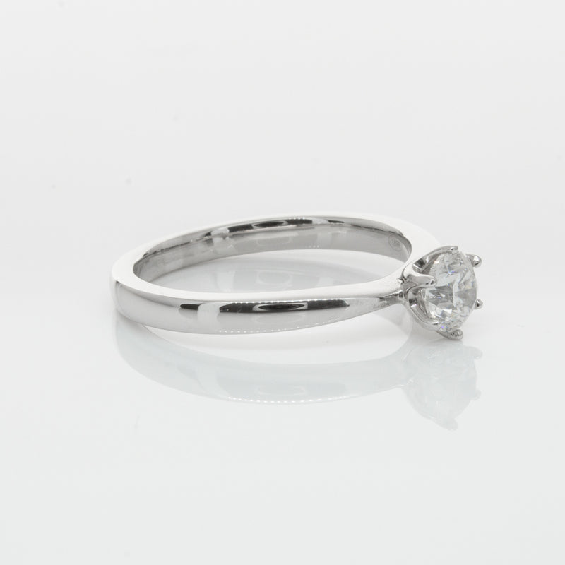 18ct White Gold .50ct Diamond Nova Ring-Ring-Walker & Hall