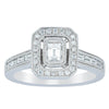18ct White Gold .26ct Diamond Baguette Cut Ring - Ring - Walker & Hall