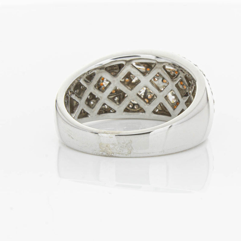 18ct White & Rose Gold 1.43ct Diamond Ring-Ring-Walker & Hall