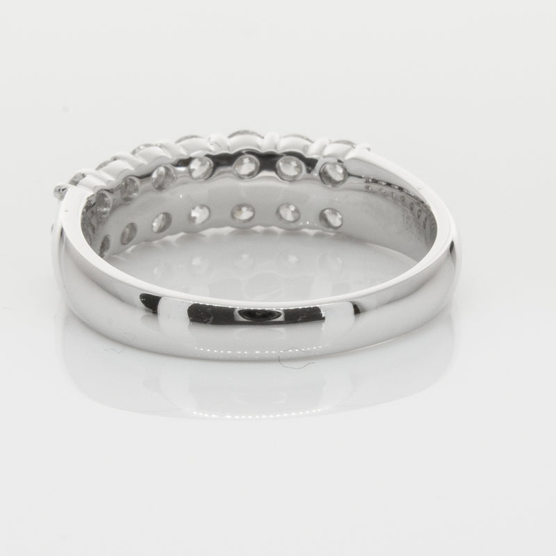 18ct White Gold 1.00ct Diamond Apollo Ring-Ring-Walker & Hall