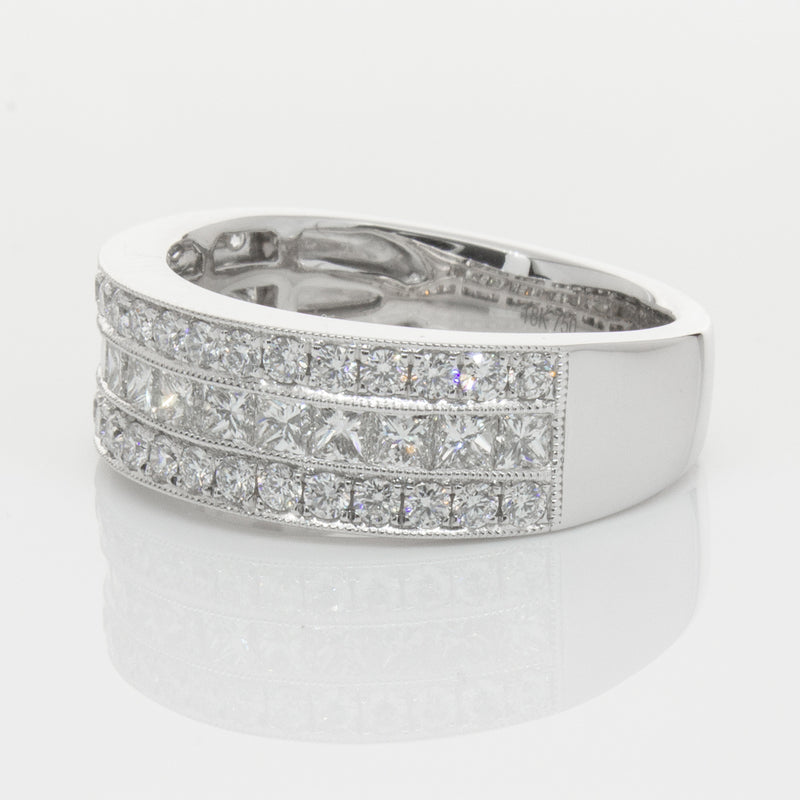 18ct White Gold Diamond Legacy Ring-Ring-Walker & Hall