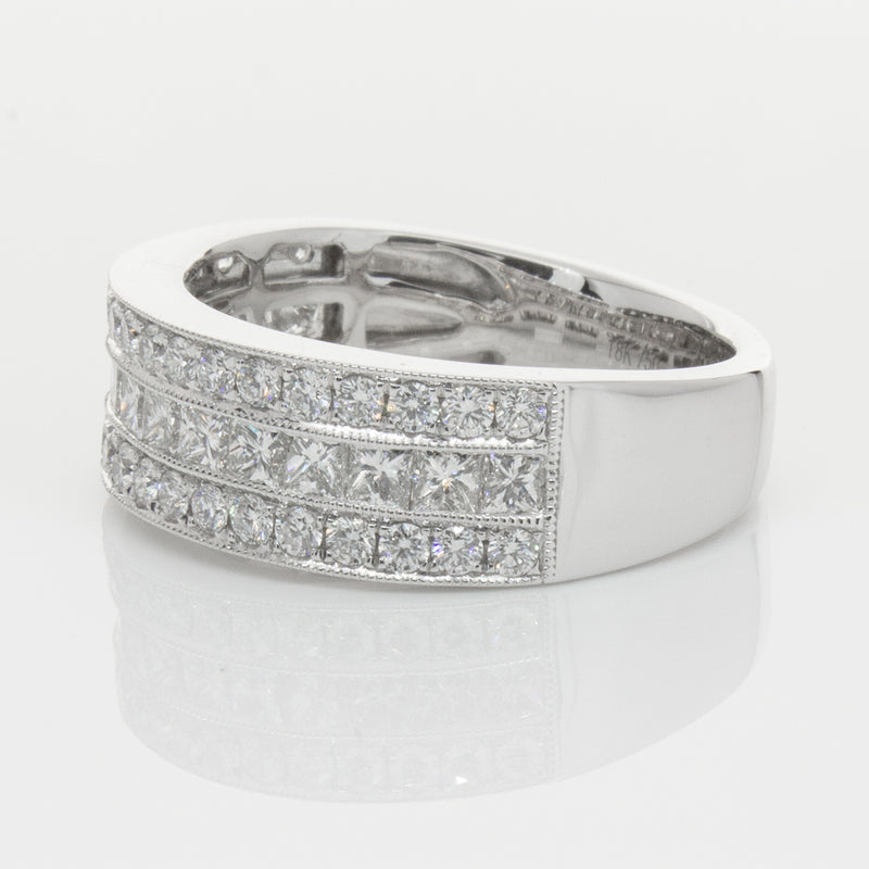 18ct White Gold Diamond Legacy Ring-Ring-Walker & Hall