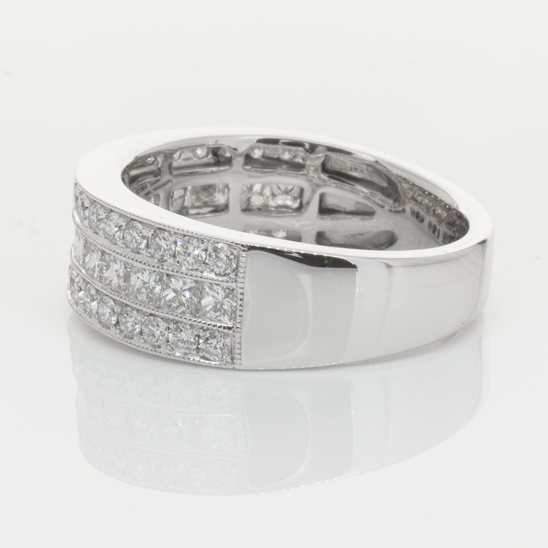 18ct White Gold Diamond Legacy Ring-Ring-Walker & Hall