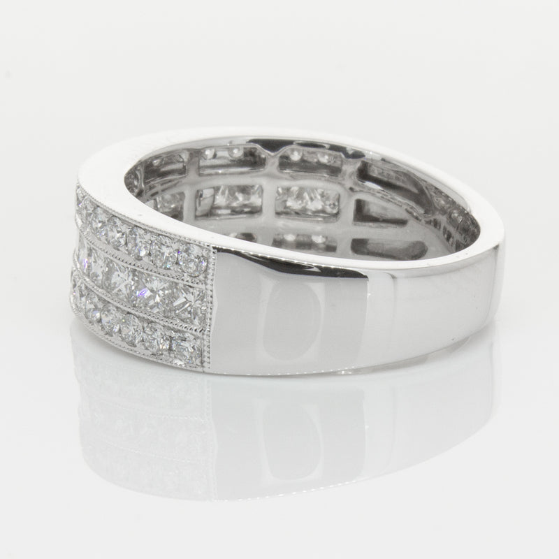 18ct White Gold Diamond Legacy Ring-Ring-Walker & Hall