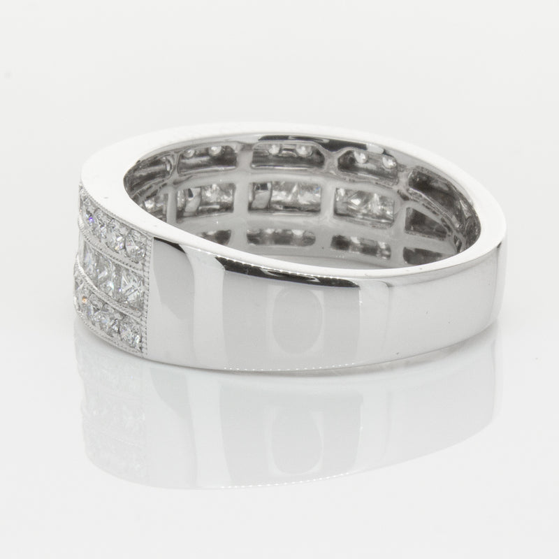 18ct White Gold Diamond Legacy Ring-Ring-Walker & Hall