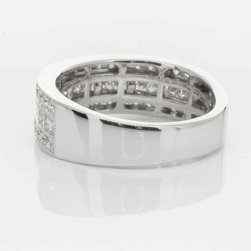 18ct White Gold Diamond Legacy Ring-Ring-Walker & Hall