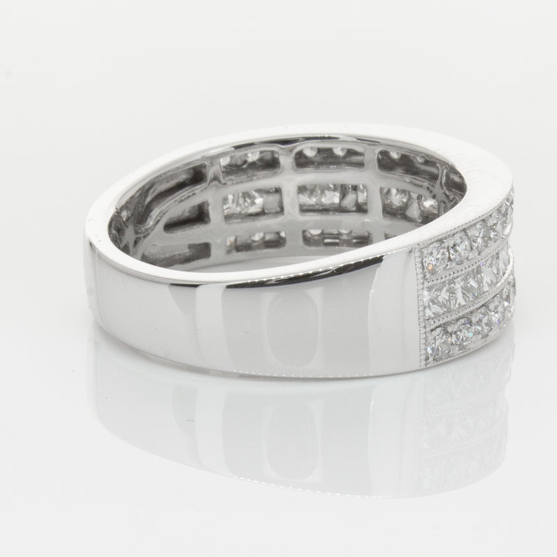18ct White Gold Diamond Legacy Ring-Ring-Walker & Hall
