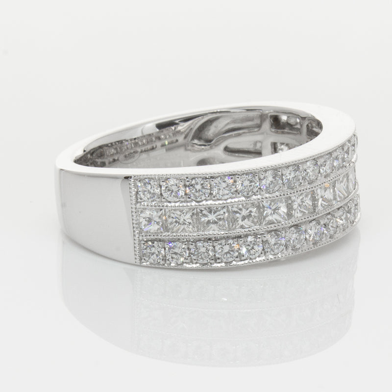 18ct White Gold Diamond Legacy Ring-Ring-Walker & Hall