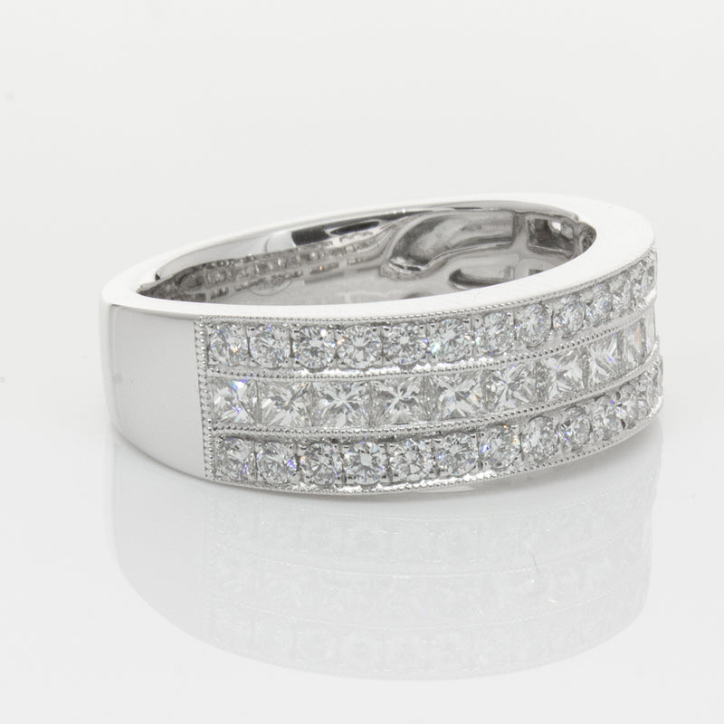 18ct White Gold Diamond Legacy Ring-Ring-Walker & Hall