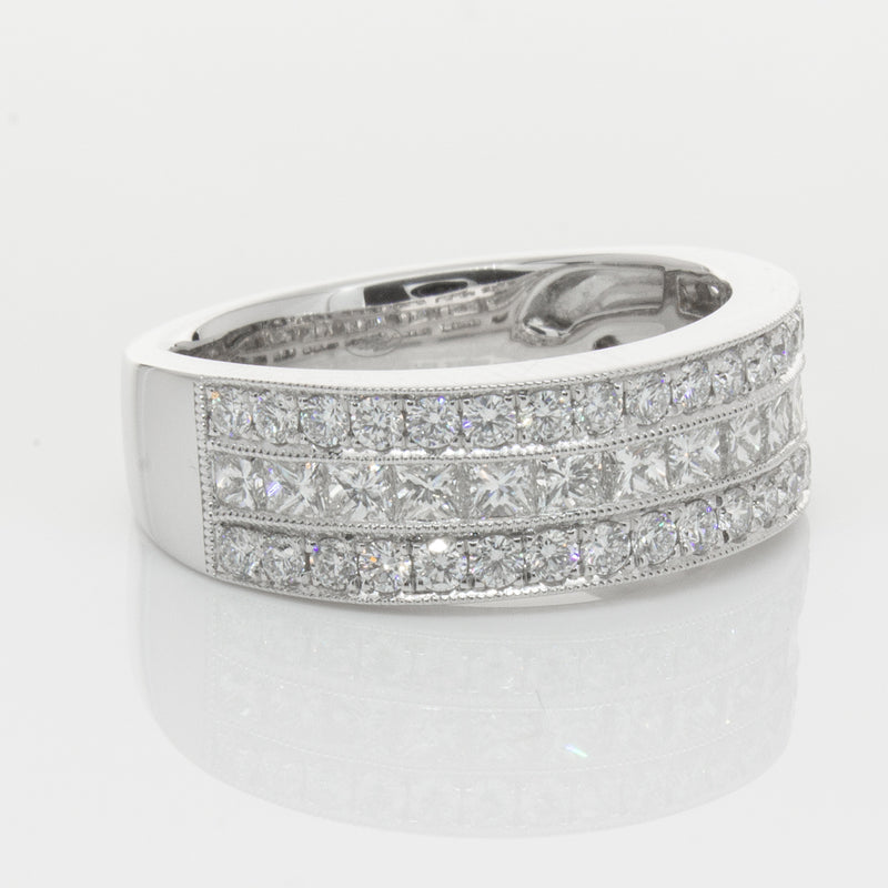 18ct White Gold Diamond Legacy Ring-Ring-Walker & Hall