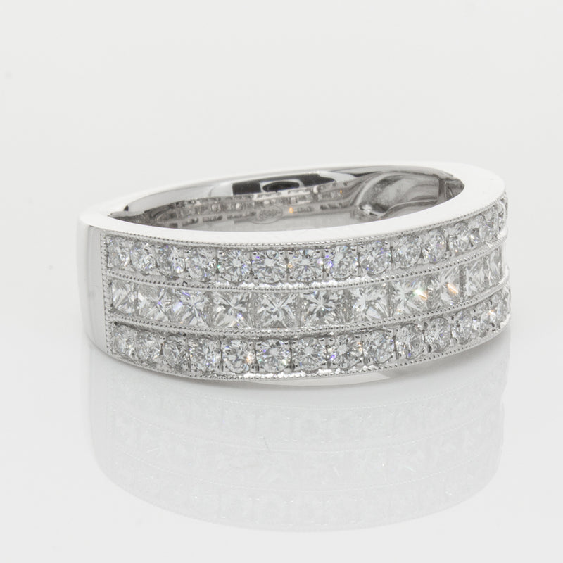 18ct White Gold Diamond Legacy Ring-Ring-Walker & Hall
