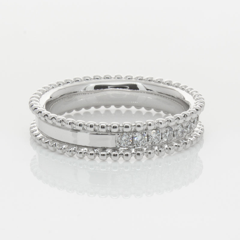 18ct White Gold .32ct Diamond Juno Ring-Ring-Walker & Hall
