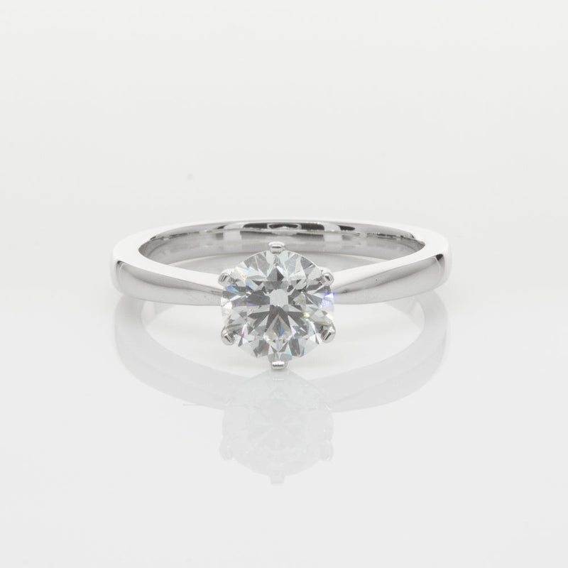 18ct White Gold 1.00ct Diamond Nova Ring-Ring-Walker & Hall