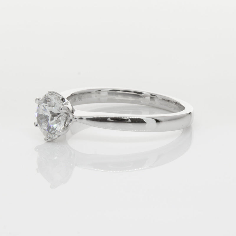 18ct White Gold 1.00ct Diamond Nova Ring-Ring-Walker & Hall