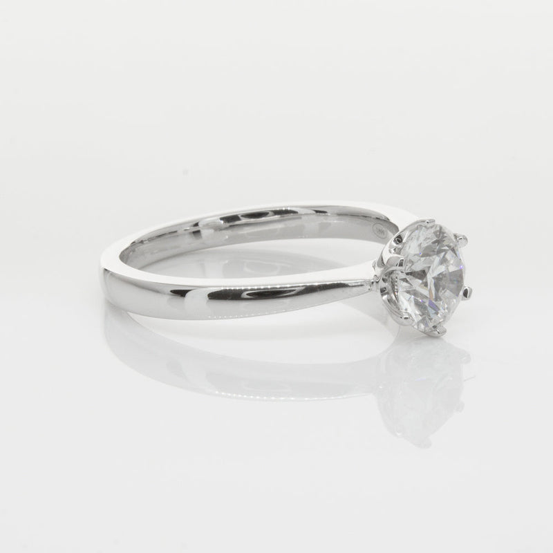 18ct White Gold 1.00ct Diamond Nova Ring-Ring-Walker & Hall