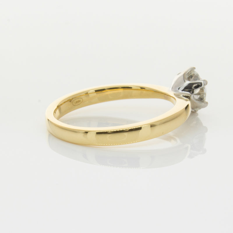 18ct Yellow Gold 1.01ct Diamond Nova Ring-Ring-Walker & Hall