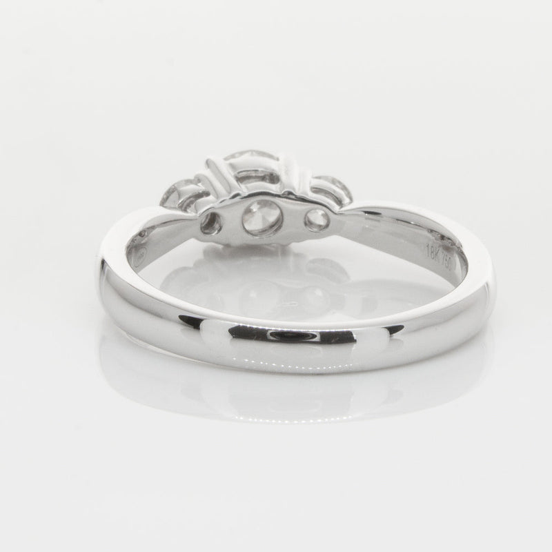 18ct White Gold .50ct Diamond Elysian Ring-Ring-Walker & Hall