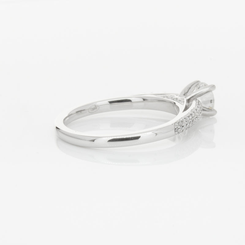 18ct White Gold .50ct Diamond Ring-Ring-Walker & Hall