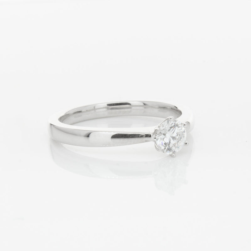 18ct White Gold .31ct Diamond Nova Ring-Ring-Walker & Hall