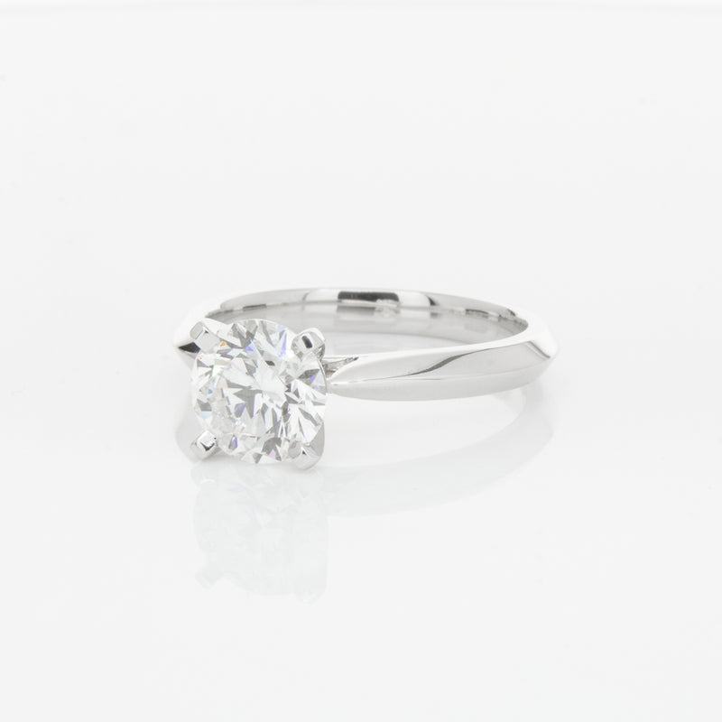 18ct White Gold 1.51ct Diamond Venetian Ring-Ring-Walker & Hall