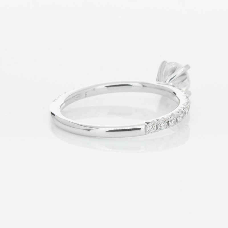18ct White Gold .70ct Diamond Comet Ring-Ring-Walker & Hall