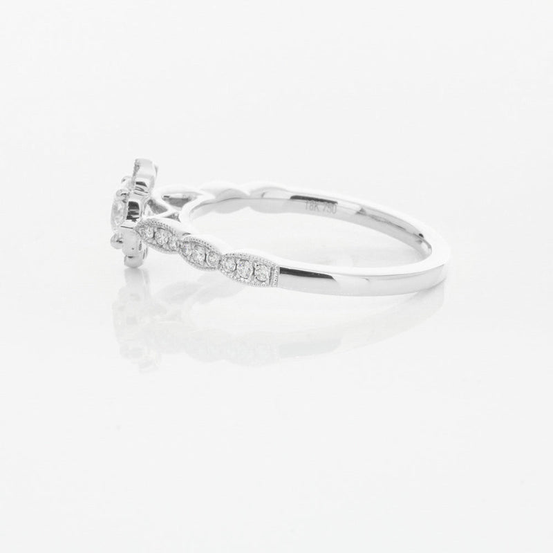 18ct White Gold .47ct Diamond Paramount Ring-Ring-Walker & Hall