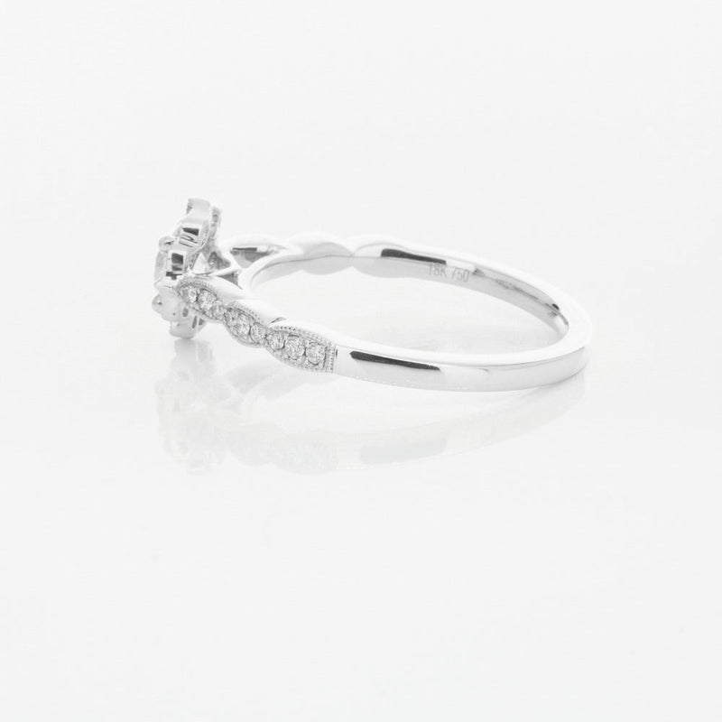 18ct White Gold .47ct Diamond Paramount Ring-Ring-Walker & Hall