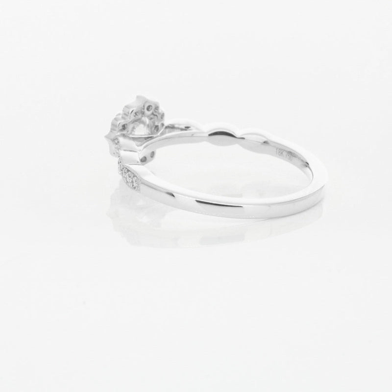 18ct White Gold .47ct Diamond Paramount Ring-Ring-Walker & Hall