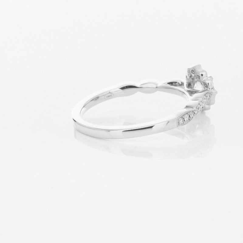18ct White Gold .47ct Diamond Paramount Ring-Ring-Walker & Hall