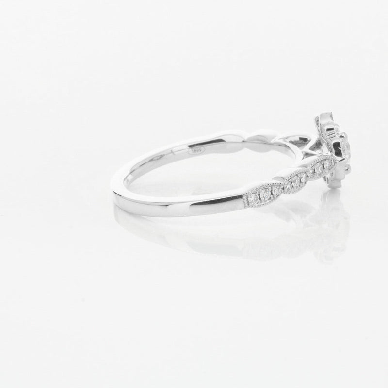 18ct White Gold .47ct Diamond Paramount Ring-Ring-Walker & Hall