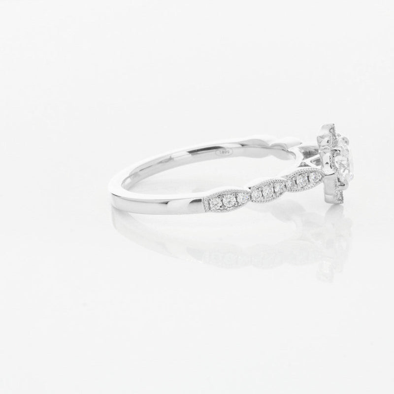 18ct White Gold .47ct Diamond Paramount Ring-Ring-Walker & Hall