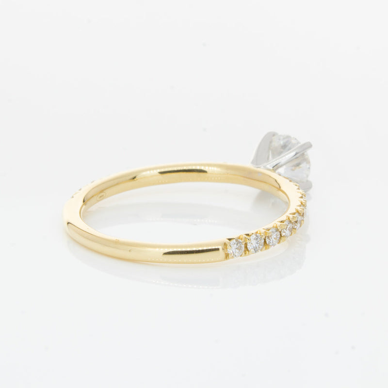 18ct Yellow Gold .52ct Diamond Comet Ring-Ring-Walker & Hall