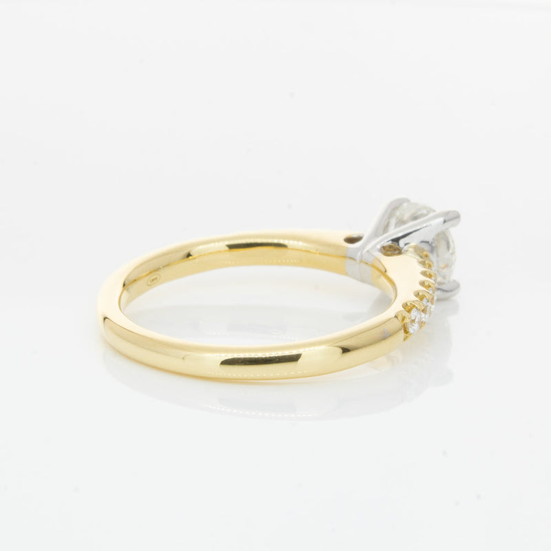 18ct Yellow Gold 1.00ct Diamond Meridien Ring-Ring-Walker & Hall