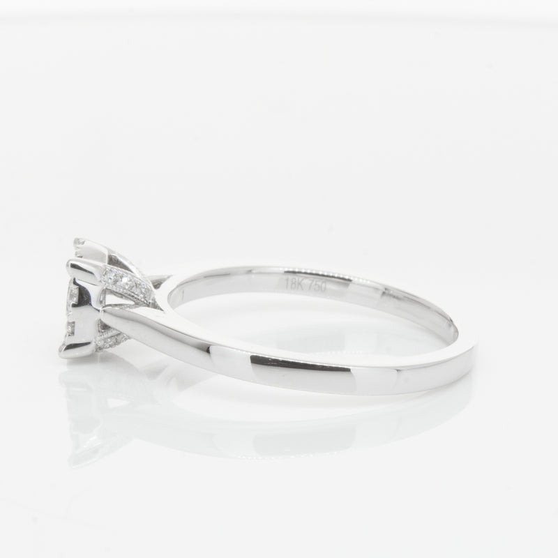 18ct White Gold Diamond Constance Ring-Ring-Walker & Hall