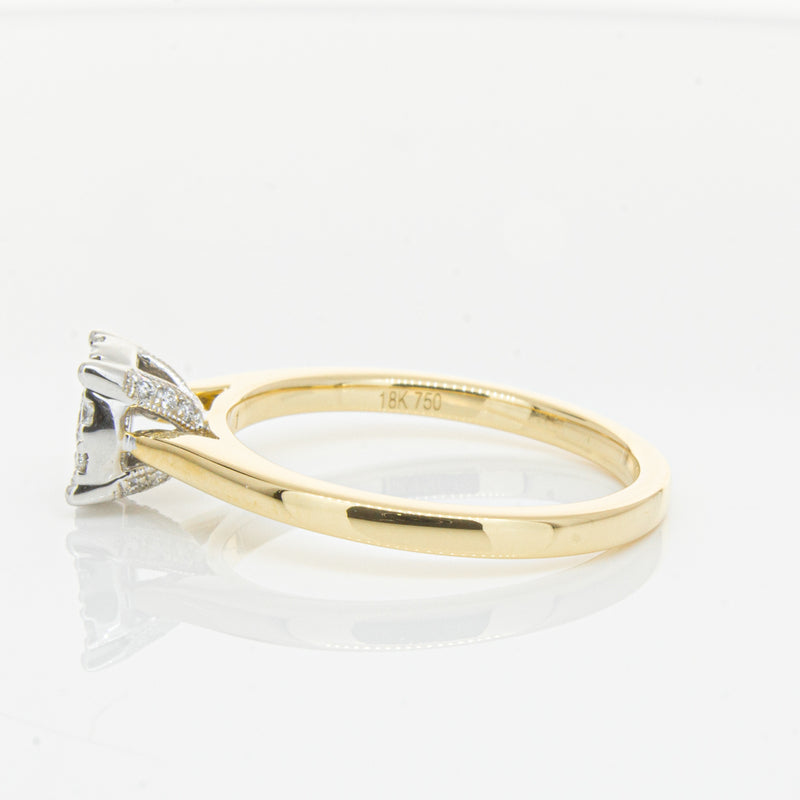 18ct Yellow Gold Diamond Constance Ring-Ring-Walker & Hall