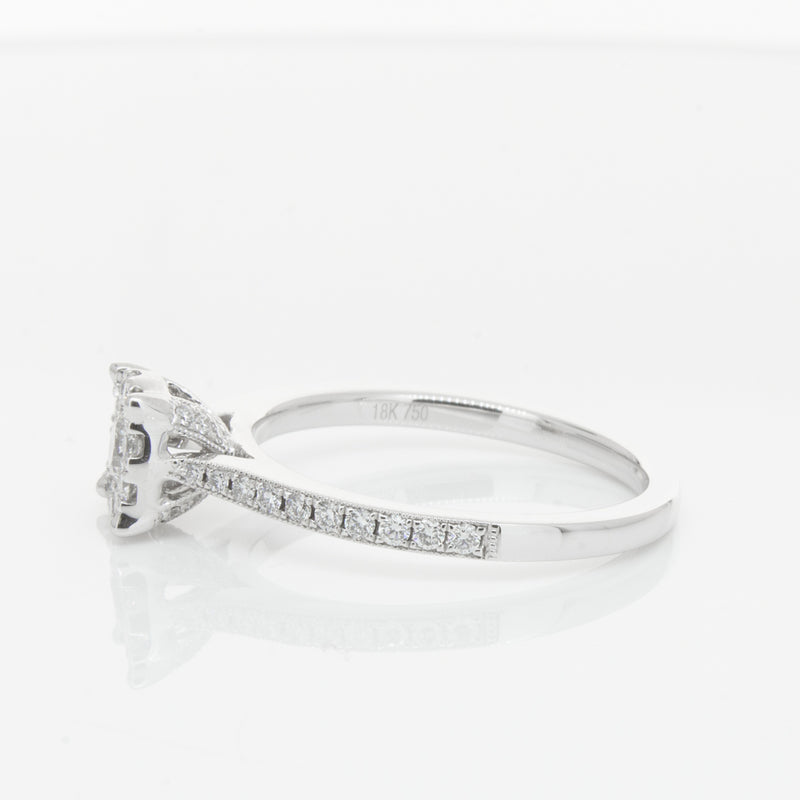 18ct White Gold Diamond Galaxis Ring-Ring-Walker & Hall