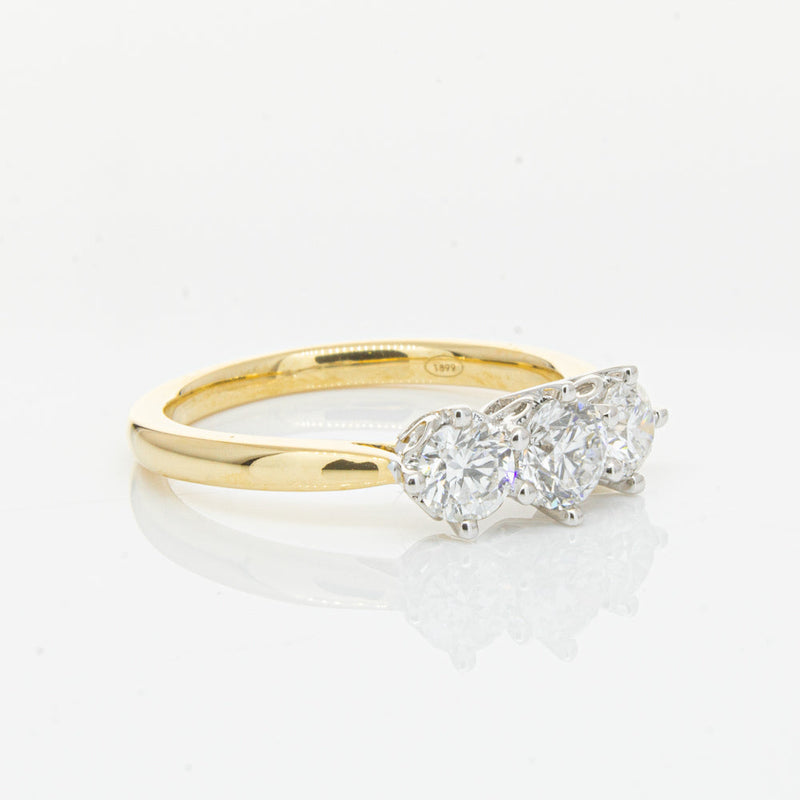 18ct Yellow Gold 1.06ct Diamond Coronado Ring-Ring-Walker & Hall