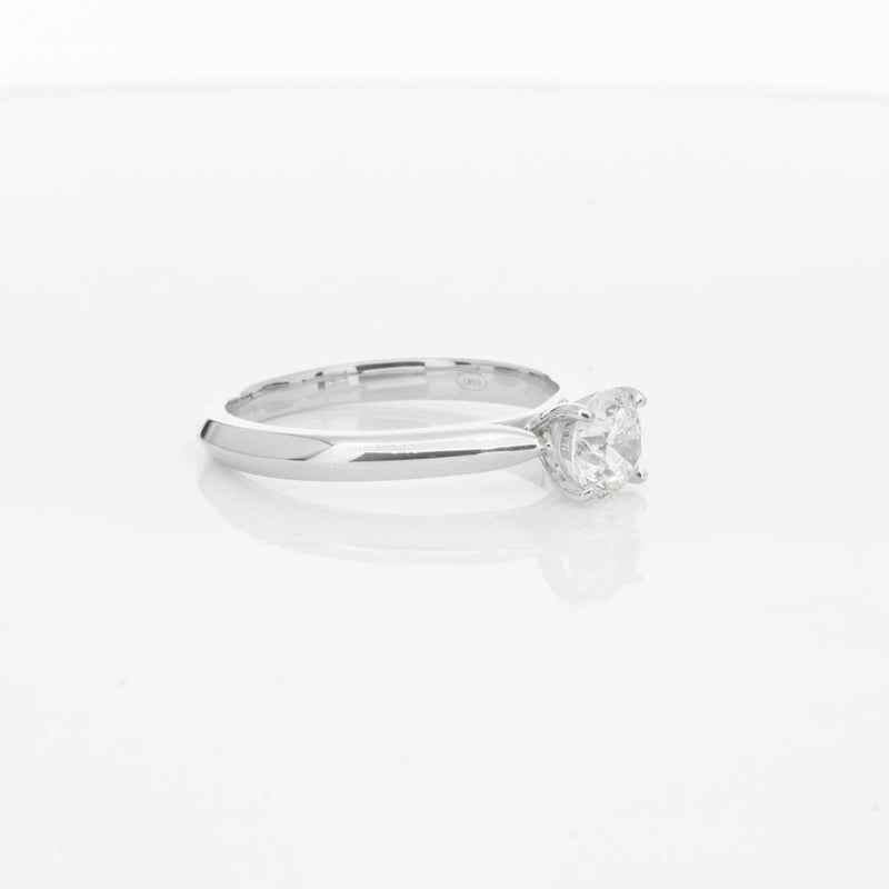 18ct White Gold .57ct Diamond Venetian Ring-Ring-Walker & Hall