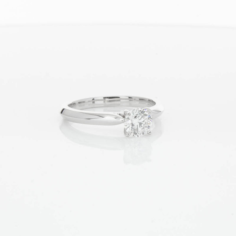 18ct White Gold .57ct Diamond Venetian Ring-Ring-Walker & Hall