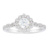 18ct White Gold .47ct Diamond Paramount Ring-Ring-Walker & Hall