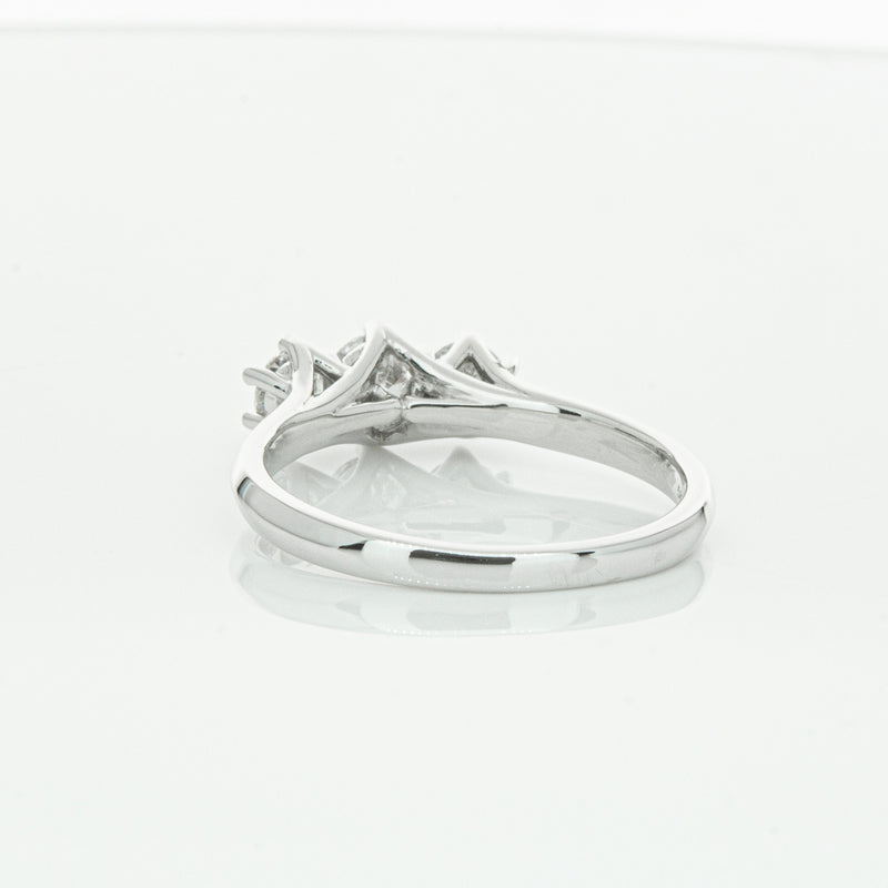 14ct White Gold .70ct Diamond Charis Ring-Ring-Walker & Hall
