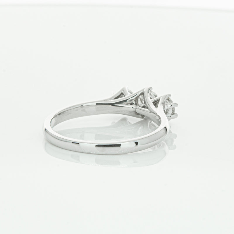 14ct White Gold .70ct Diamond Charis Ring-Ring-Walker & Hall