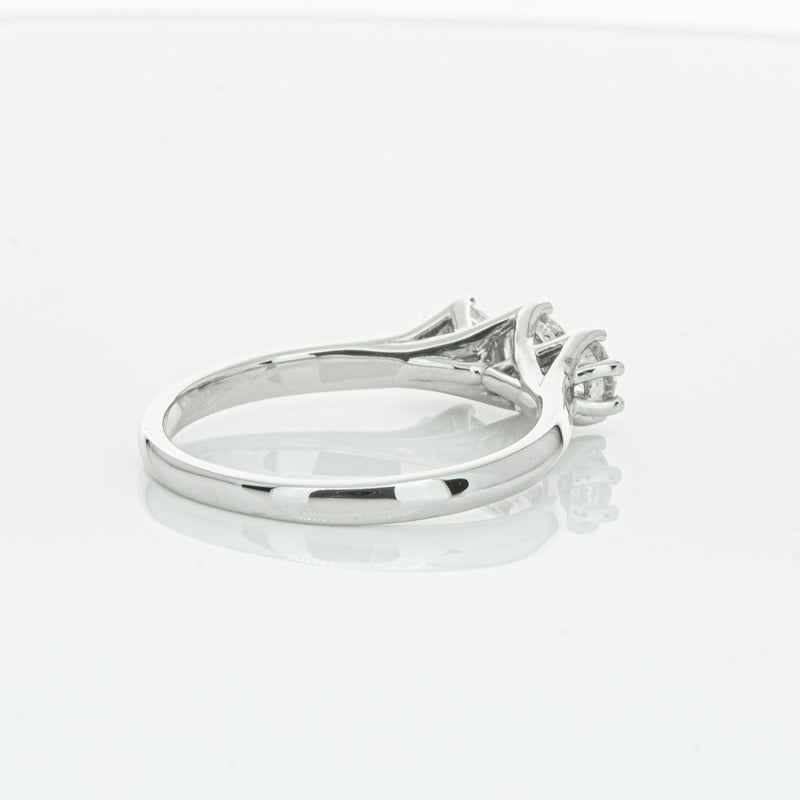14ct White Gold .70ct Diamond Charis Ring-Ring-Walker & Hall