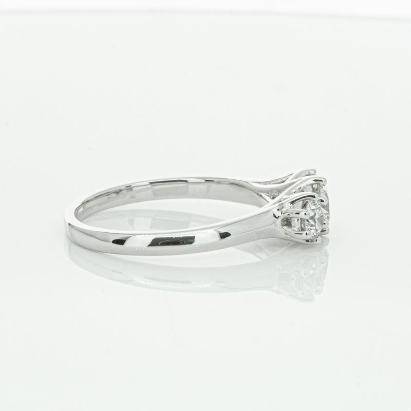 14ct White Gold .70ct Diamond Charis Ring-Ring-Walker & Hall