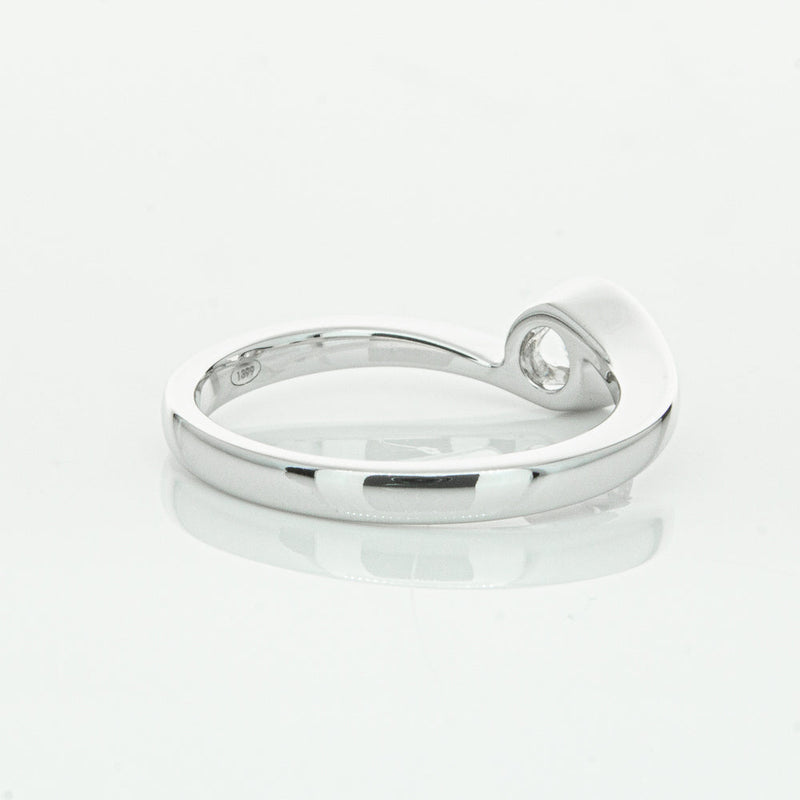 18ct White Gold .30ct Diamond Embrace Ring-Ring-Walker & Hall