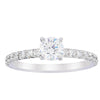 18ct White Gold .50ct Diamond Comet Ring-Ring-Walker & Hall