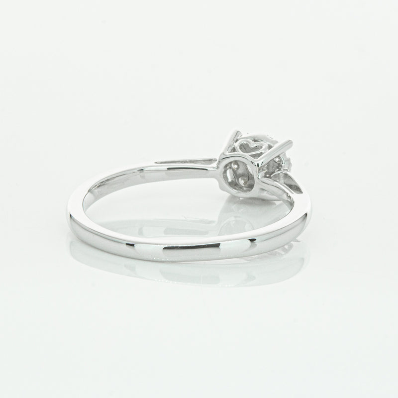 14ct White Gold Diamond Coronet Ring-Ring-Walker & Hall