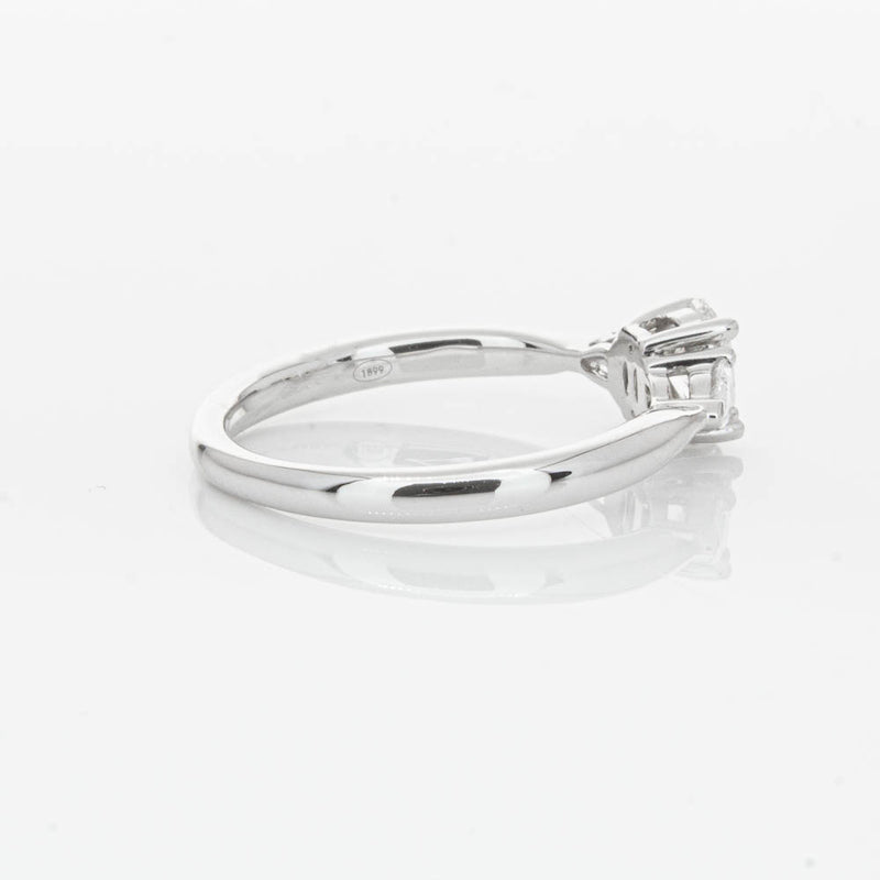 18ct White Gold .40ct Oval Diamond Ayla Ring-Ring-Walker & Hall