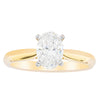 18ct Yellow Gold 1.01ct Oval Diamond Venetian Ring - Ring - Walker & Hall